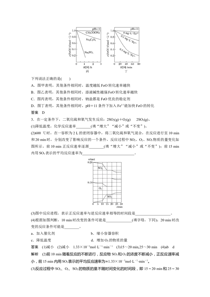 2022年高考化学一轮复习第7章第33讲专项提能特训12　速率图像与实验探究_05高考化学_新高考复习资料_2022年新高考资料_2022年一轮复习各版本_1.高考化学2022年一轮复习通用版