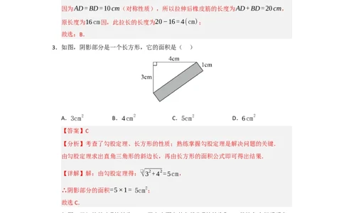 专题01勾股定理（七大题型）（题型训练+易错精练）（解析版）_初中数学人教版_八年级数学下册_保存转存之后查看(1)_2026春季新版-持续更新中_第二套-知_08讲义练习_第20章