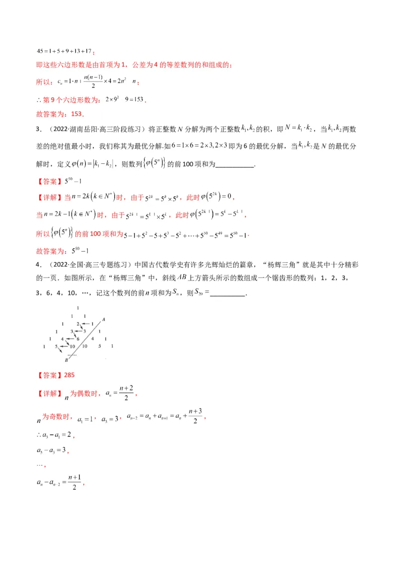 第4讲素养提升之数列新情境、新考法专项冲刺(解析版）_2.2025数学总复习_2023年新高考资料_二轮复习_备战2023年高考数学二轮复习专题讲练（新高考版）_专题三数列