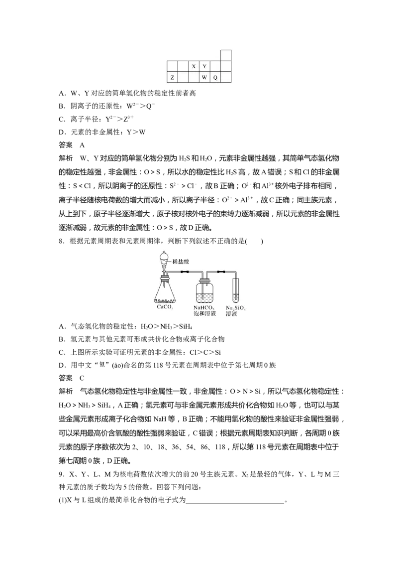2022年高考化学一轮复习第5章第28讲　元素周期律和元素周期表_05高考化学_新高考复习资料_2022年新高考资料_2022年一轮复习各版本_1.高考化学2022年一轮复习通用版