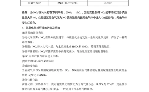 2023年高考化学一轮复习（全国版）第4章第22讲　氮及其氧化物、氢化物和铵盐_05高考化学_通用版（老高考）复习资料_2023年复习资料_一轮复习_2023年高考化学一轮复习讲义（全国版）