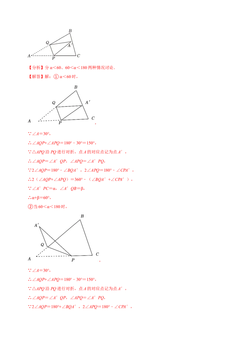 八年级数学上册期末复习压轴题9个必考点（必考点分类集训）（人教版）（教师版）_初中数学_八年级数学上册（人教版）_考点分类必刷题-U181