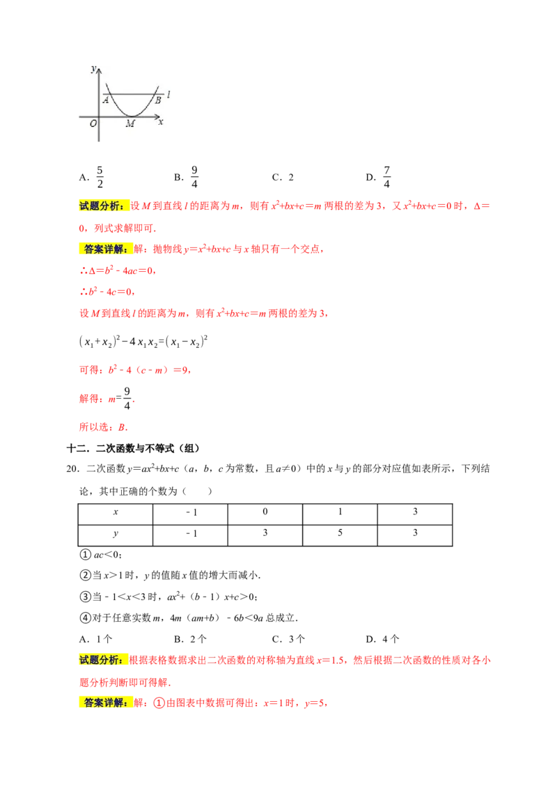 专题01高频考点精选选择60道（35个考点）（解析版）_初中数学人教版_9上-初中数学人教版_06习题试卷_7期中期末复习专题_2022-2023学年九年级数学上学期期末分类复习满分冲刺（人教版）