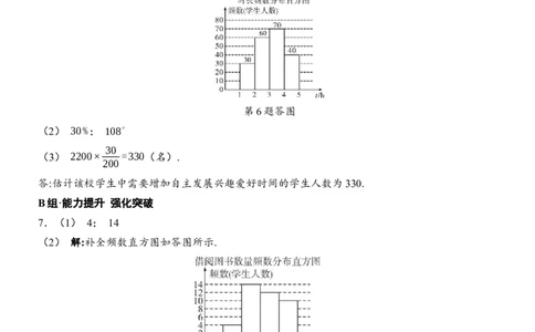 [22004391]12.2.2直方图分层课时作业（含答案）2024-2025学年数学人教版七年级下册_初中数学人教版_7下-初中数学人教版_7下-初中数学人教版（2025春季新版）持续更新_05习题试卷_同步练习