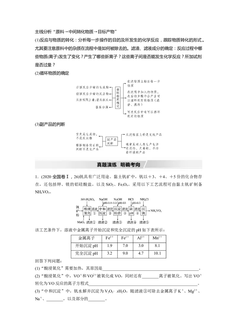 2022年高考化学一轮复习第8章第43讲　无机化工流程题的解题策略_05高考化学_新高考复习资料_2022年新高考资料_2022年一轮复习各版本_1.高考化学2022年一轮复习通用版