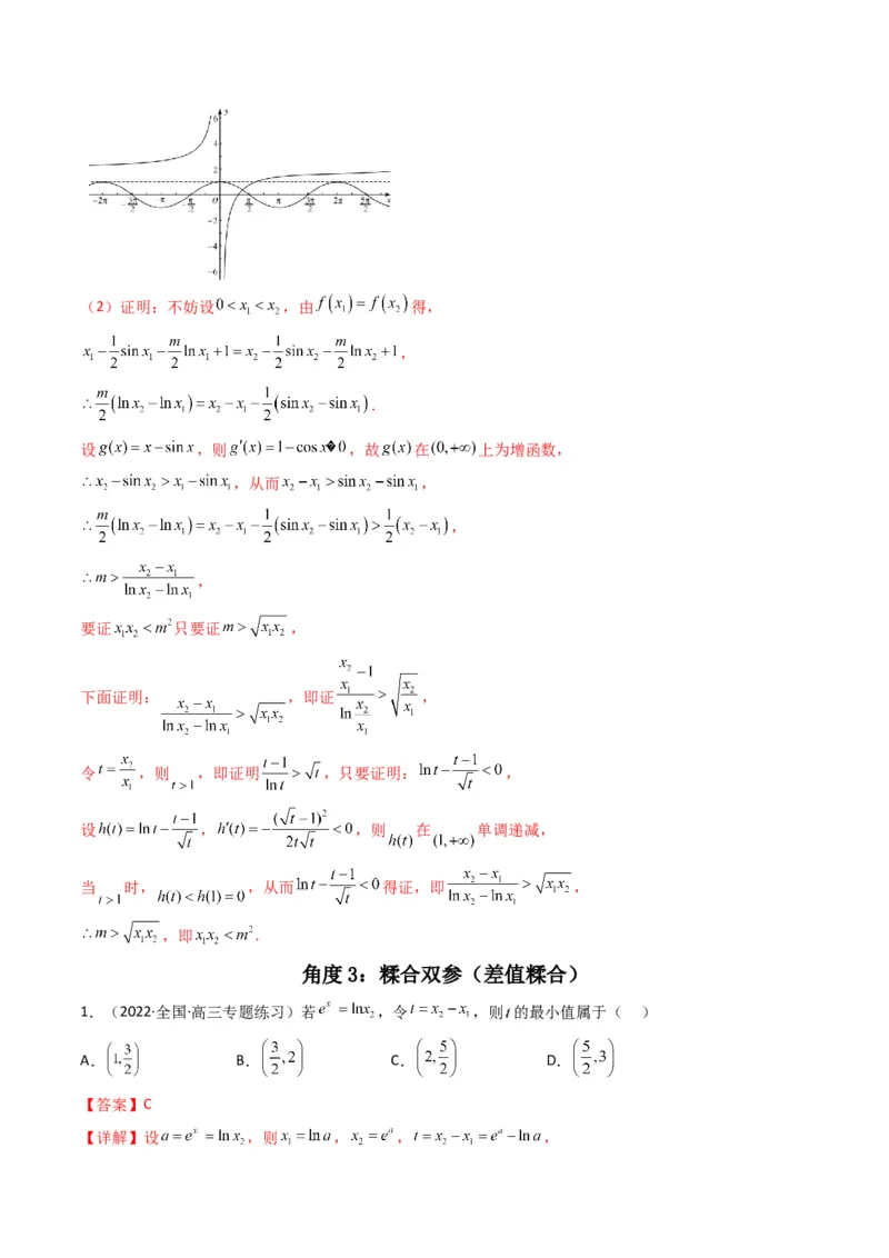 第4讲函数与导数解答题(解析版）_2.2025数学总复习_2023年新高考资料_二轮复习_备战2023年高考数学二轮复习专题讲练（新高考版）_专题一函数与导数