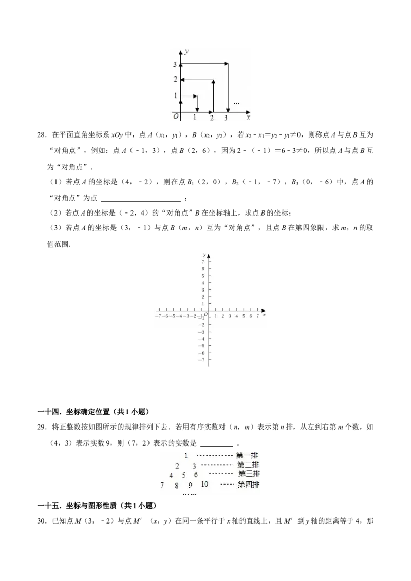 期末易错题（22个考点60题）（学生版）_初中数学_七年级数学下册（人教版）_重难点题型高分突破-U207