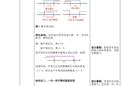 9.3一元一次不等式组教案_初中数学人教版_7下-初中数学人教版_7下-初中数学人教版（旧版）赠送_04教案（多套）_教案（第1套）新课标_第9章不等式与不等式组教案