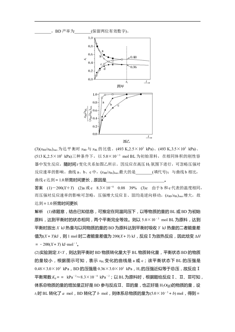 2023年高考化学二轮复习（新高考版）第1部分专题突破专题15　速率常数、平衡常数的分析应用_05高考化学_新高考复习资料_2023年新高考资料_二轮复习