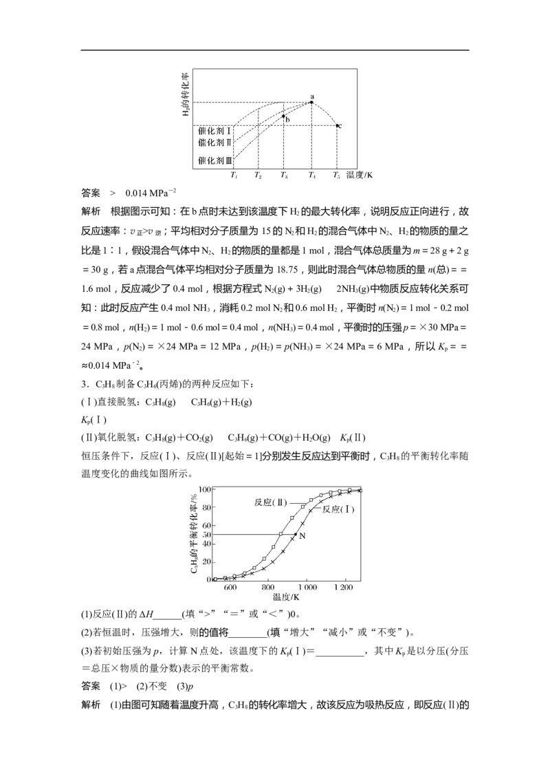 2023年高考化学二轮复习（新高考版）第1部分专题突破专题15　速率常数、平衡常数的分析应用_05高考化学_新高考复习资料_2023年新高考资料_二轮复习