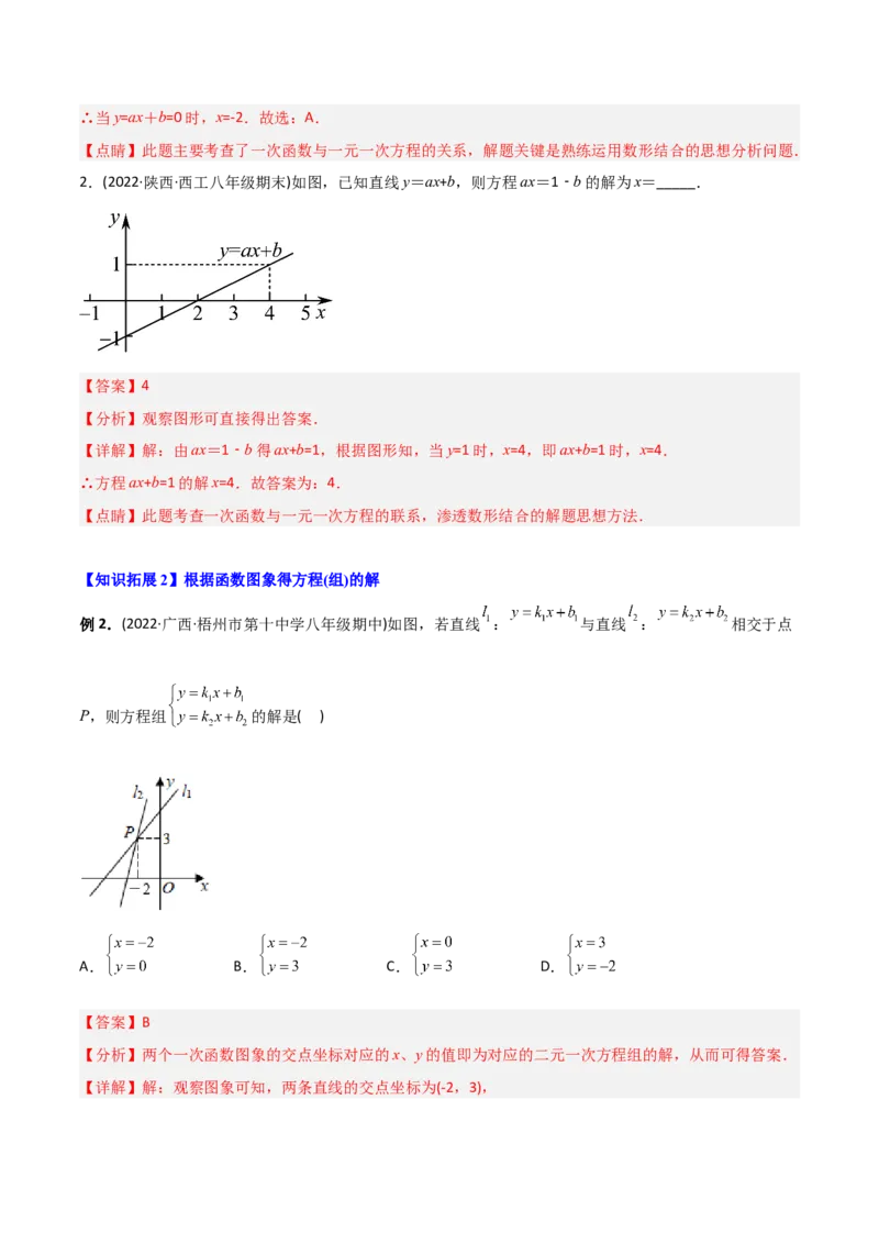 初中数学同步8年级下册专题19.2一次函数（37页）（教师版）_初中数学_八年级数学下册（人教版）_讲义