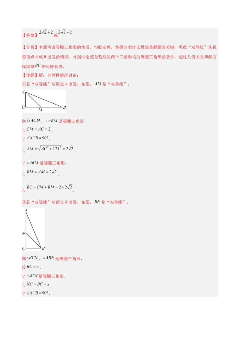 专题03勾股定理与逆定理的八类综合题型（压轴题专项训练）（解析版）_初中数学人教版_八年级数学下册_保存转存之后查看(1)_2026春季新版-持续更新中_第二套-知_08讲义练习