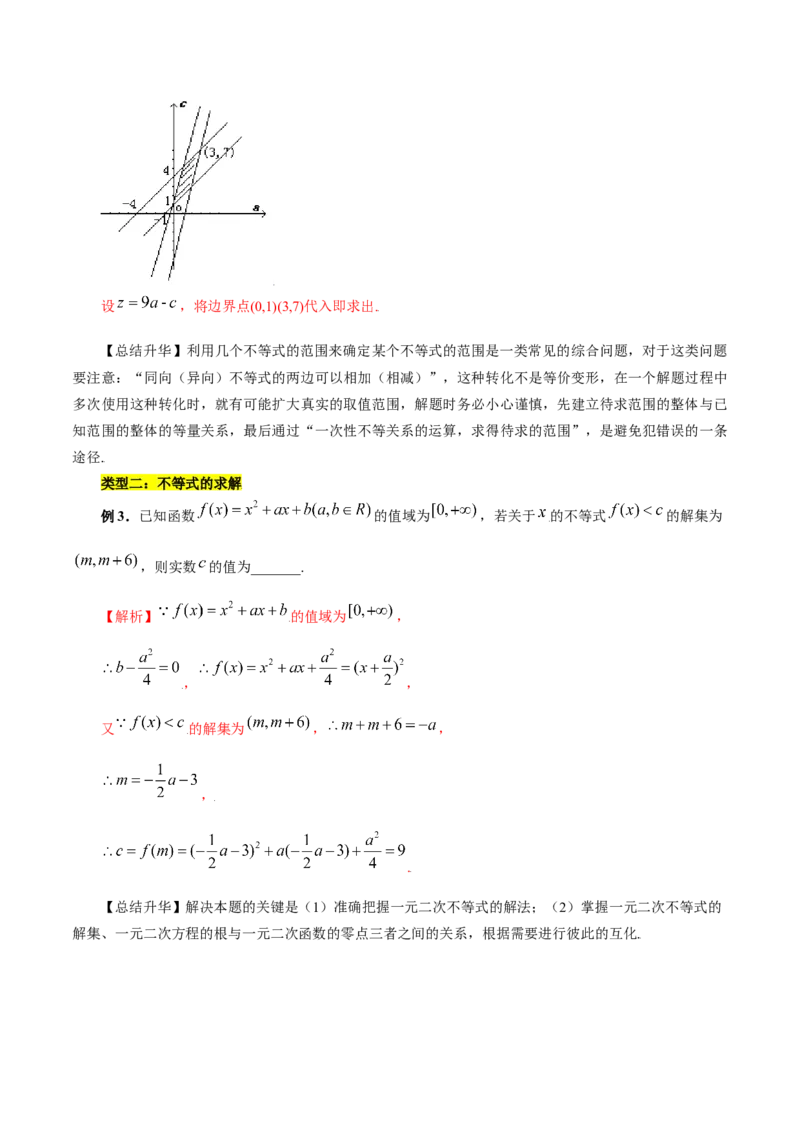第二章一元二次函数、方程和不等式知识总结（含解析）_2.2025数学总复习_2023年新高考资料_备战2023年高考数学抢分秘籍（新高考专用）