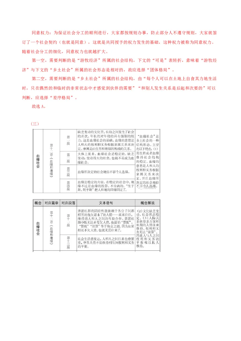 第6课时：撰写内容提要，读懂第12～14篇（分层作业）（解析版）_高语_高中语文_必修上册_分层作业