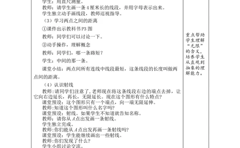 第1课时认识线段、射线和直线_A151三年级下册数学（苏教版）_2026春新版_第二套_03教案（第二套）齐全_第1单元角教学设计（共11课时）