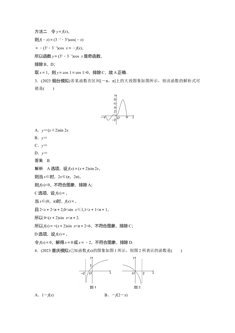 第二章　&sect;2.10　函数的图象_2.2025数学总复习_2025年新高考资料_一轮复习_2025高考大一轮复习讲义+课件（完结）_2025高考大一轮复习数学（人教b版）_配套Word版文档第一章~第二章