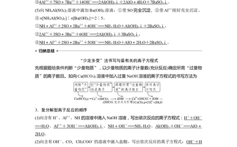 2023年高考化学二轮复习（新高考版）第1部分专题突破专题3　离子方程式的书写及正误判断_05高考化学_新高考复习资料_2023年新高考资料_二轮复习
