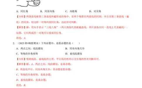 七年级下册期中&mdash;夯实基础60题必刷题专训（第五、六、七章）（人教版）（解析版）_初中数学人教版_7下-初中数学人教版_7下-初中数学人教版（旧版）赠送_06习题试卷
