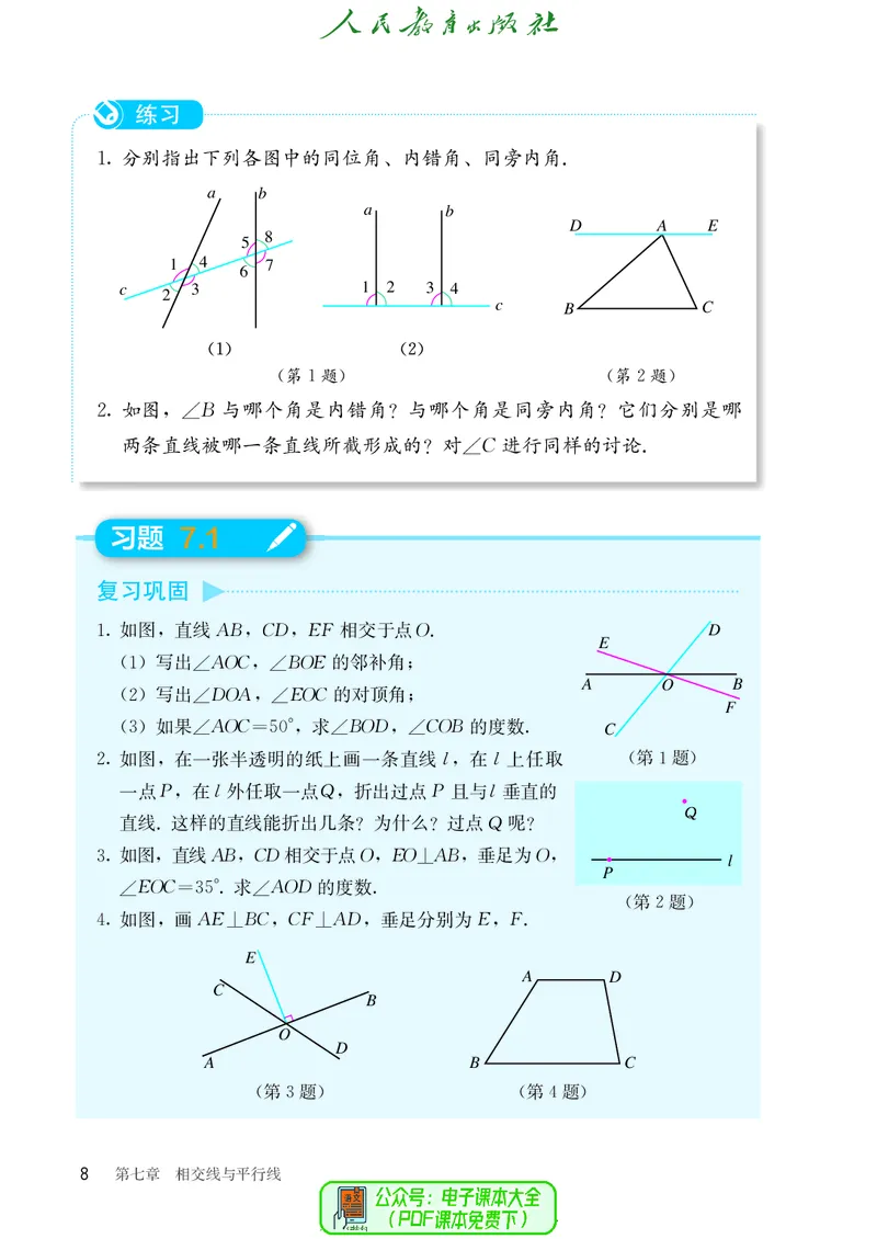 数学七下人教版（2025春）_初中数学_七年级数学下册（人教版）