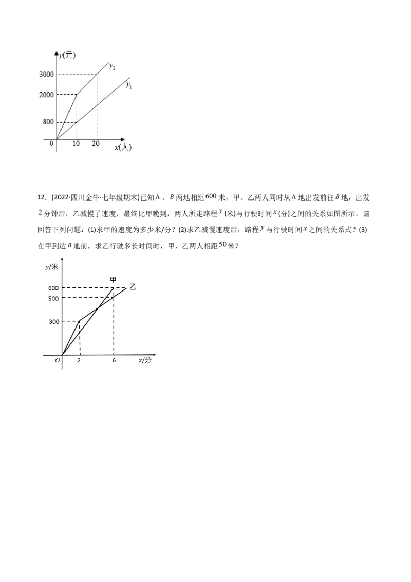 初中数学同步8年级下册专题19.3课题学习选择方案（学生版）_初中数学_八年级数学下册（人教版）_讲义_学生版在此文件夹