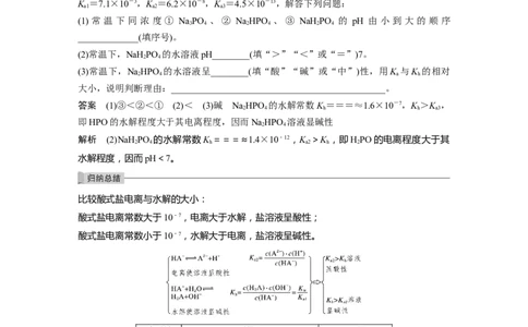 2022年高考化学一轮复习第8章第40讲　微专题23　水解常数(Kh)与电离常数的关系及应用_05高考化学_新高考复习资料_2022年新高考资料_2022年一轮复习各版本