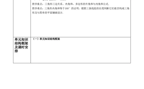 《第十一章三角形》单元教学设计_初中数学人教版_8上-初中数学人教版_旧版_01课件+教案（配套）_课件+教案大单元教学_102