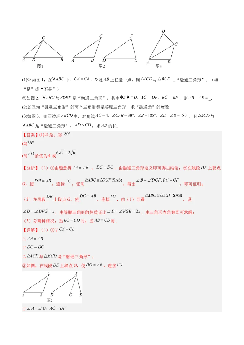 期中重难点真题特训之压轴满分题型（60题15个考点）（教师版）_初中数学_八年级数学上册（人教版）_重难点专题提升-V7_2025版