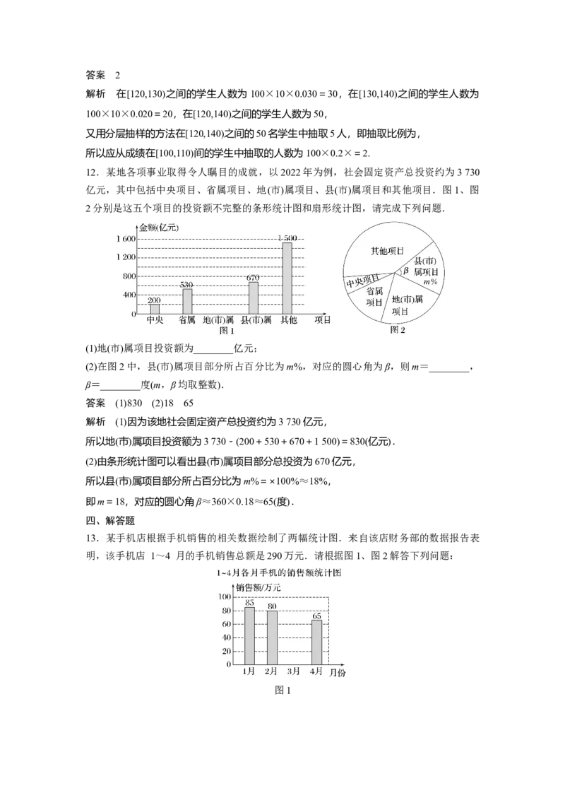 第九章　&sect;9.1　抽样、统计图表_2.2025数学总复习_2025年新高考资料_一轮复习_2025高考大一轮复习讲义+课件（完结）_2025高考大一轮复习数学（苏教版）_配套Word版文档第七章~第十章