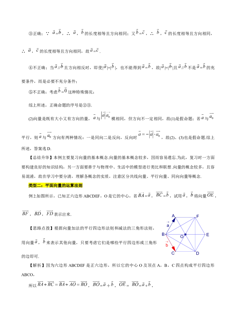 第六章平面向量及其应用知识总结_32849041(1)_2.2025数学总复习_2023年新高考资料_备战2023年高考数学抢分秘籍（新高考专用）