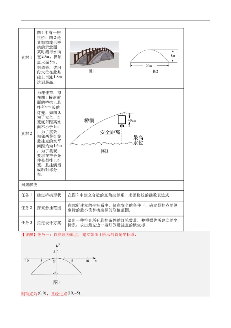 22.3实际问题与二次函数（第二课时）（分层作业）解析版_初中数学人教版_9上-初中数学人教版_06习题试卷_1同步练习_同步练习（第3套）