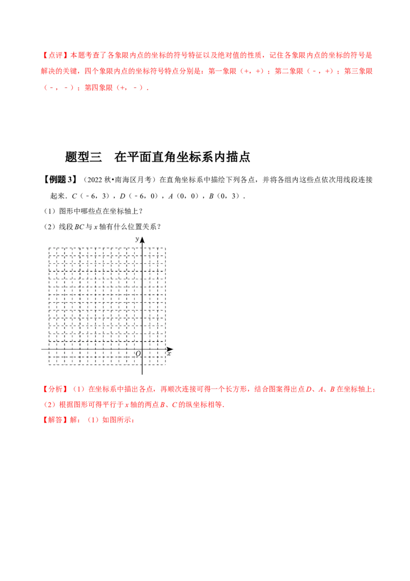 7.1平面直角坐标系（解析版）_初中数学人教版_7下-初中数学人教版_7下-初中数学人教版（旧版）赠送_07专项讲练_题型&middot;技巧培优系列2022-2023学年七年级数学下册同步精讲精练(人教版)