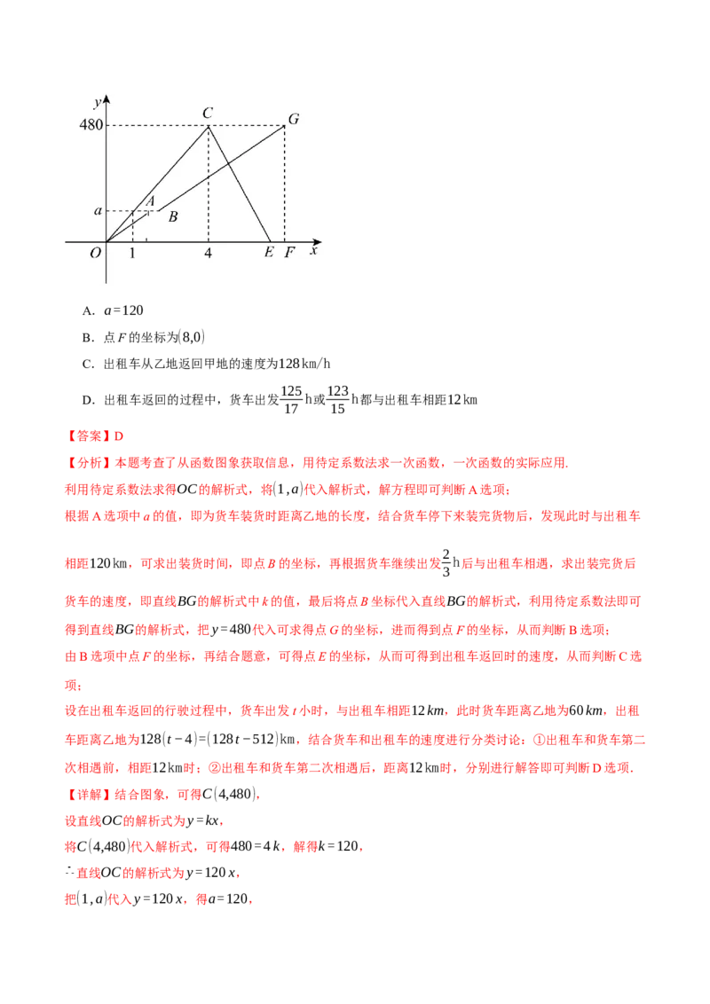 期末复习必考选填压轴题二十大题型总结（人教版）（教师版）_初中数学_八年级数学下册（人教版）_母题专项-U66_2025版