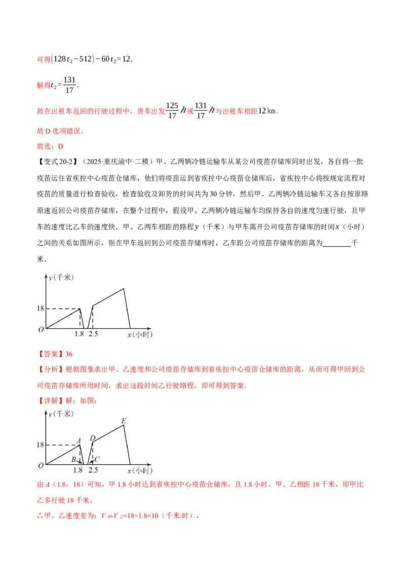 期末复习必考选填压轴题二十大题型总结（人教版）（教师版）_初中数学_八年级数学下册（人教版）_母题专项-U66_2025版