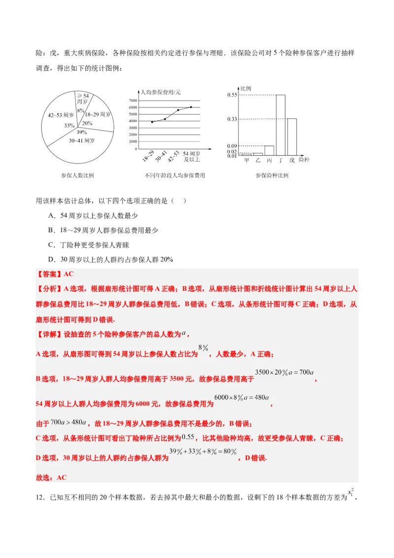 第十章统计与成对数据的统计分析（综合检测）一轮复习讲义2024年高考数学高频考点题型归纳与方法总结（新高考通用）解析版_2.2025数学总复习_2024年新高考资料_1.2024一轮复习