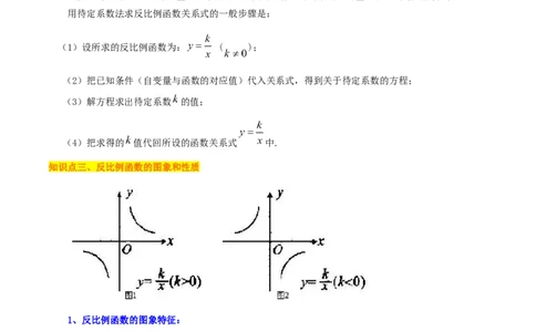专题02反比例函数的图象与性质重难点题型专训（17大题型）（解析版）_初中数学人教版_9下-初中数学人教版_07专项讲练_2023-2024学年九年级数学全册重难点专题提升精讲精练（人教版）