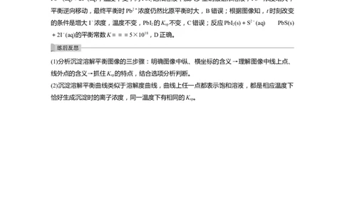 2022年高考化学一轮复习第8章第42讲　微专题24　沉淀溶解平衡图像的分析_05高考化学_新高考复习资料_2022年新高考资料_2022年一轮复习各版本_1.高考化学2022年一轮复习通用版