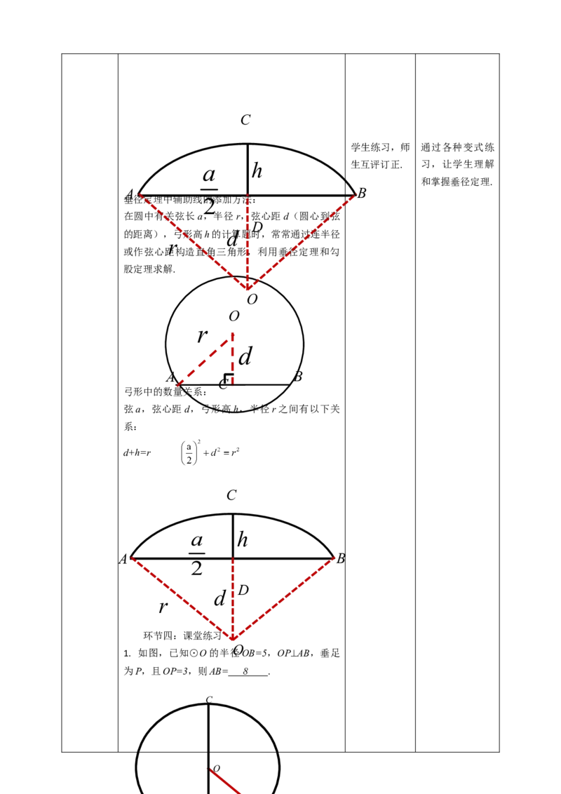 24.1.2垂直于弦的直径教案_初中数学人教版_9上-初中数学人教版_01课件+教案（配套）_课件+教案第二套_24.1.2垂直于弦的直径课件（共29张PPT）+教案