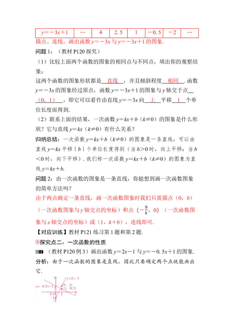 23.2第2课时　一次函数的图象和性质_初中数学人教版_八年级数学下册_保存转存之后查看(1)_2026春季新版-持续更新中_第三套-东方_01.人教数学8下第4套课件+教案+导学案26春已更完