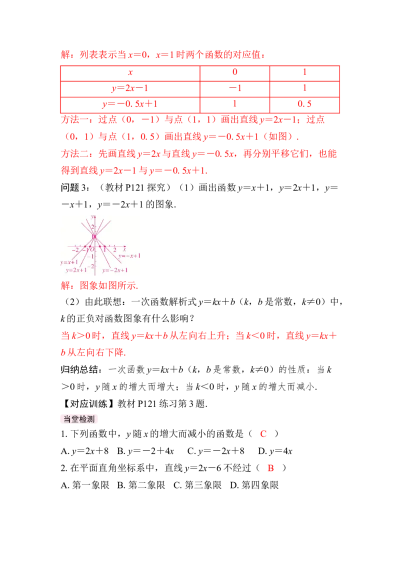 23.2第2课时　一次函数的图象和性质_初中数学人教版_八年级数学下册_保存转存之后查看(1)_2026春季新版-持续更新中_第三套-东方_01.人教数学8下第4套课件+教案+导学案26春已更完