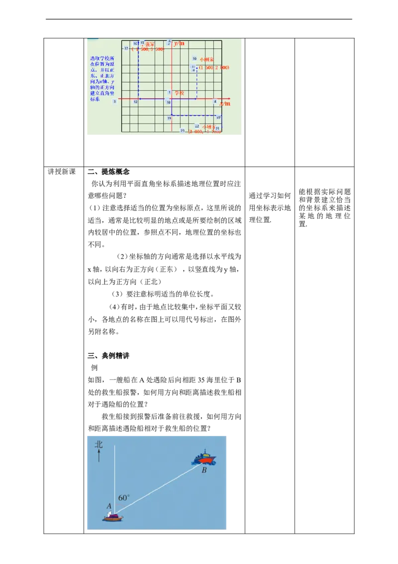 7.2.1用坐标表示地理位置教案_初中数学人教版_7下-初中数学人教版_7下-初中数学人教版（旧版）赠送_01课件+教案（配套）_课件+教案+学案（第2套）