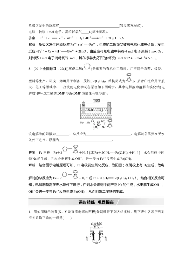 2022年高考化学一轮复习第6章第31讲　电解池　金属的电化学腐蚀与防护_05高考化学_新高考复习资料_2022年新高考资料_2022年一轮复习各版本_1.高考化学2022年一轮复习通用版