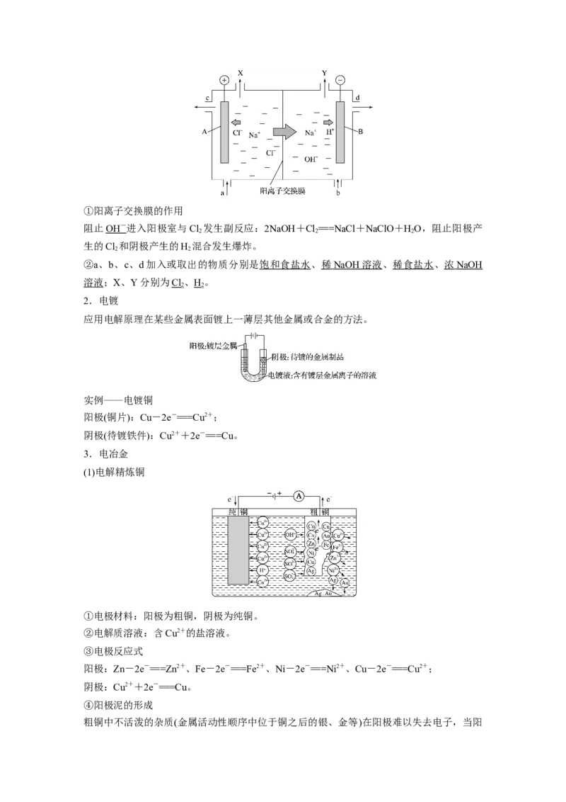 2022年高考化学一轮复习第6章第31讲　电解池　金属的电化学腐蚀与防护_05高考化学_新高考复习资料_2022年新高考资料_2022年一轮复习各版本_1.高考化学2022年一轮复习通用版