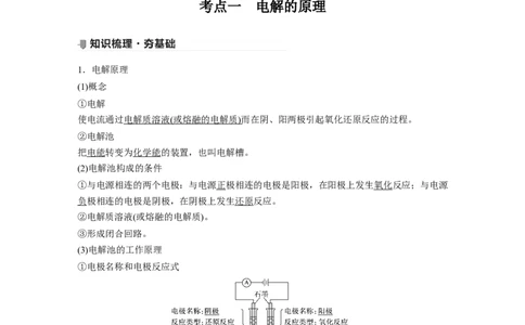 2022年高考化学一轮复习第6章第31讲　电解池　金属的电化学腐蚀与防护_05高考化学_新高考复习资料_2022年新高考资料_2022年一轮复习各版本_1.高考化学2022年一轮复习通用版