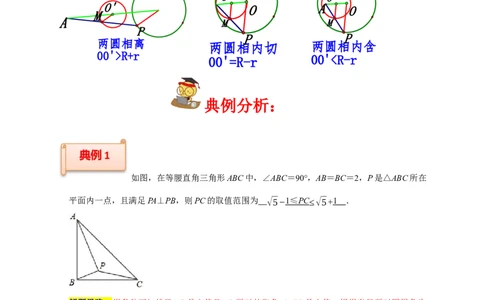 专题03圆中最值之一箭穿心、瓜豆原理与相切（解析版）_初中数学人教版_9上-初中数学人教版_06习题试卷_7期中期末复习专题