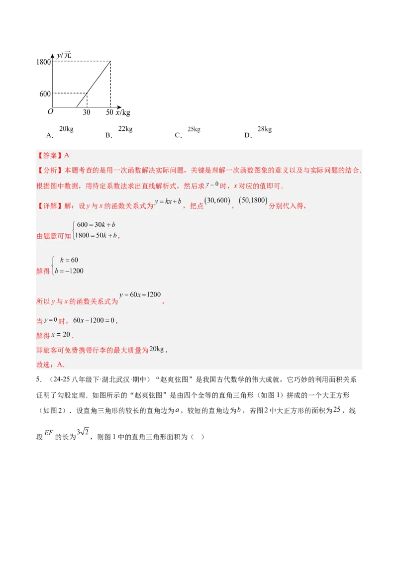 期末押题重难点检测卷（提高卷）（考试范围：人教版八下全部内容）（教师版）_初中数学_八年级数学下册（人教版）_重难点专题提升-V7_2025版