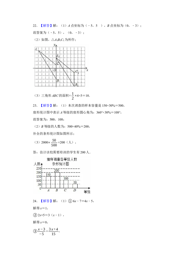 人教版数学七年级下册期末考试模拟试卷_初中数学_七年级数学下册（人教版）_期中+期末