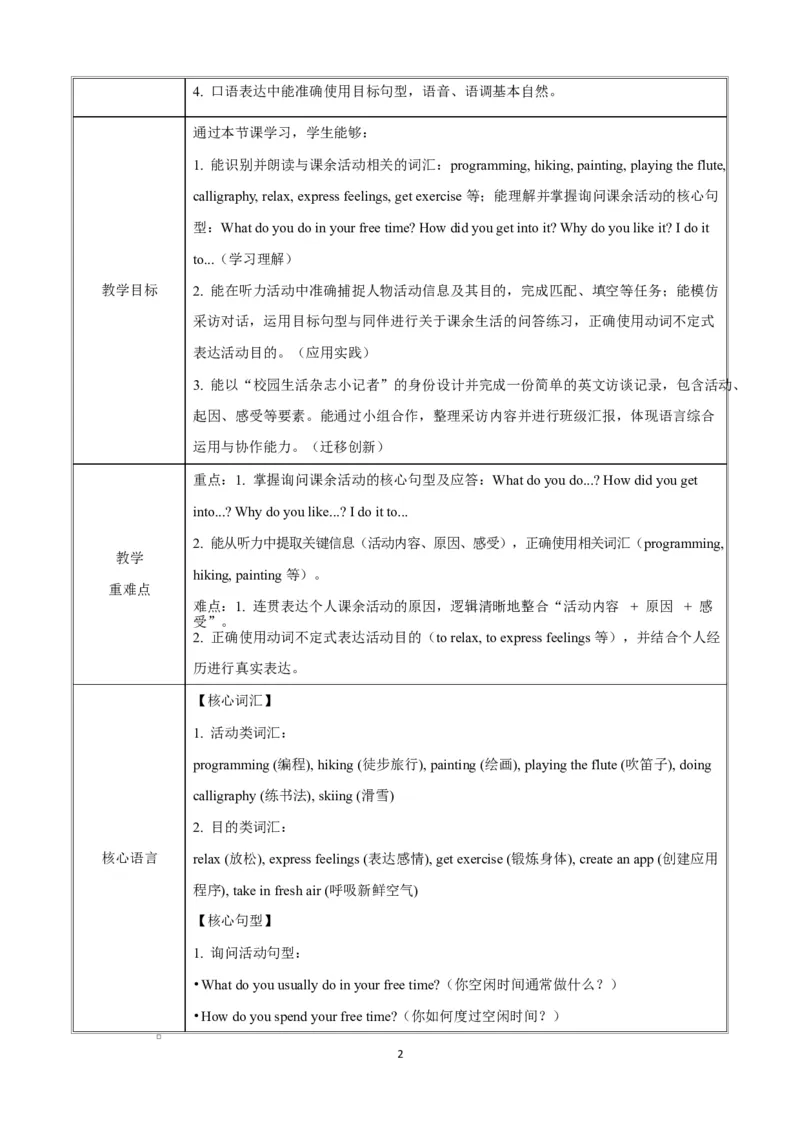 Unit1课时1SectionA1a-1d（教学设计）英语新教材人教版八年级下册_2026春新人教版八下_20.课件_00课件第一套（上好课）U1