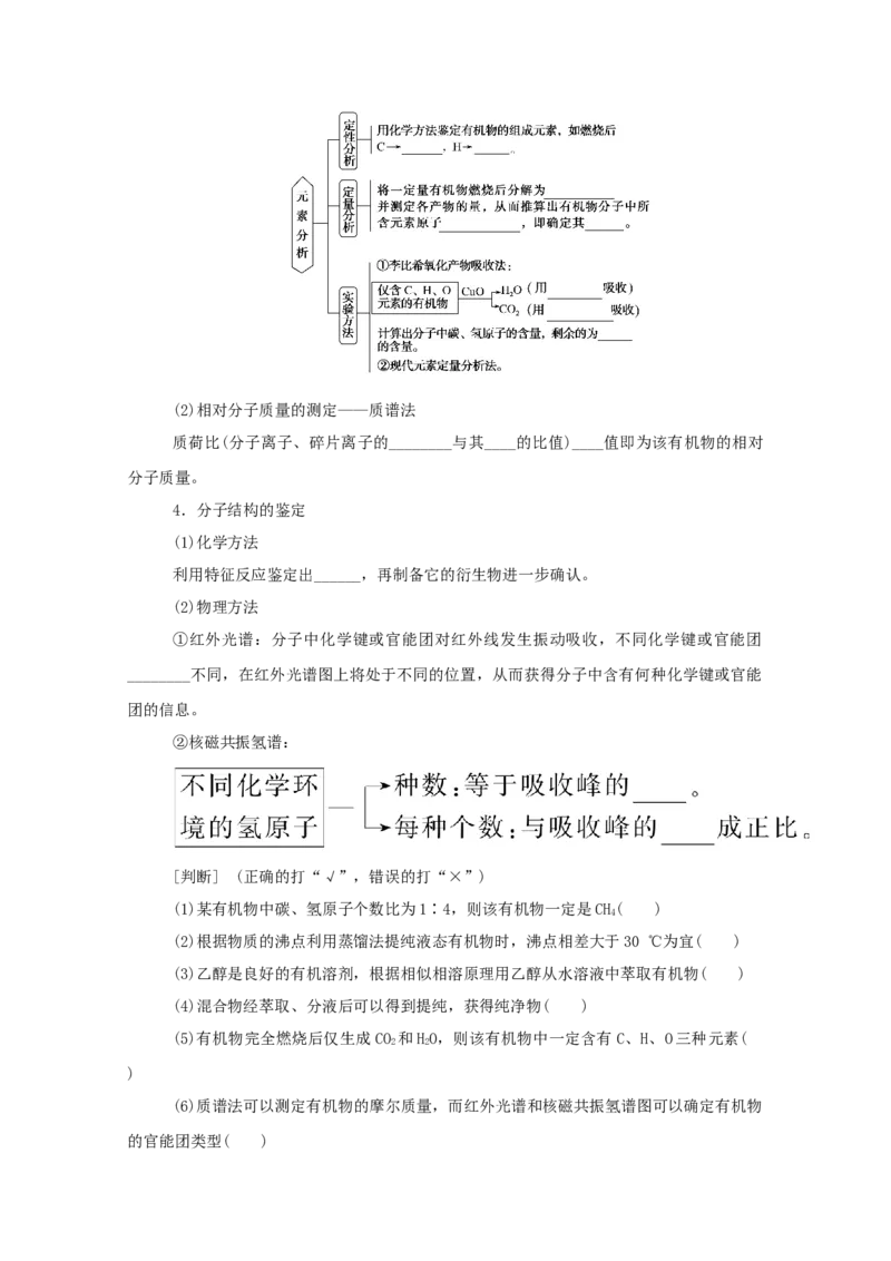 2022届高考化学一轮复习12.1认识有机化合物学案202106071128_05高考化学_新高考复习资料_2022年新高考资料_2022届高考化学一轮复习全一册学案打包40套