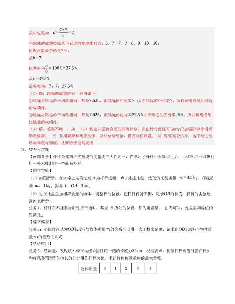 八年级数学下学期期末测试卷（人教版）（教师版）_初中数学_八年级数学下册（人教版）_重难点题型高分突破-U207
