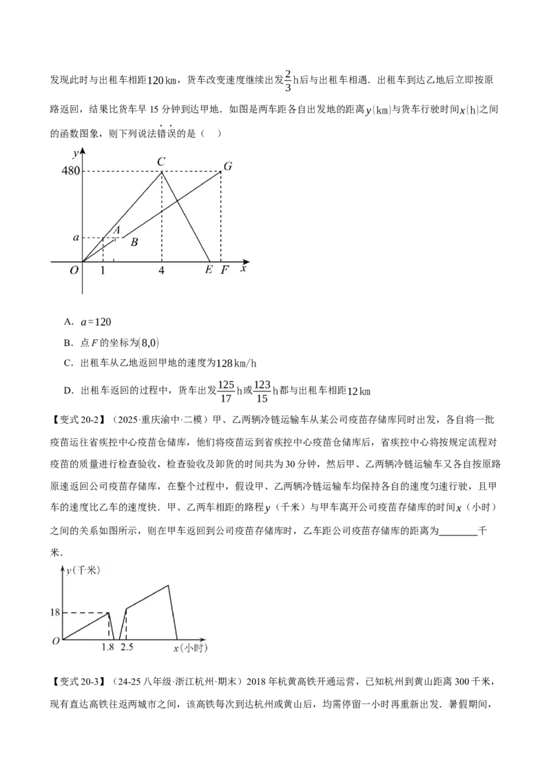 期末复习必考选填压轴题二十大题型总结（人教版）（学生版）_初中数学_八年级数学下册（人教版）_母题专项-U66_2025版